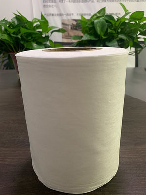 Pamuklu Mendil, Pedler, Islak Mendiller için 50g Beyaz Polyester ve Viskon Spunlace Nonwoven Kumaş