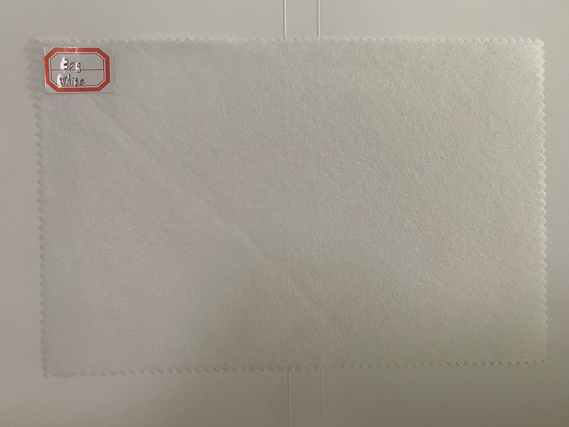 Pamuklu Mendil, Pedler, Islak Mendiller için 50g Beyaz Viskon ve Polyester Spunlace Nonwoven Kumaş