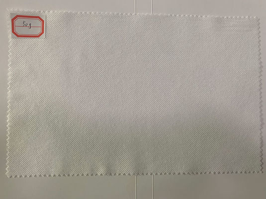 50g Beyaz %100 Viskon Spunlace Nonwoven Mesh Pamuklu Mendil, Yüz Havlusu, Islak Mendil